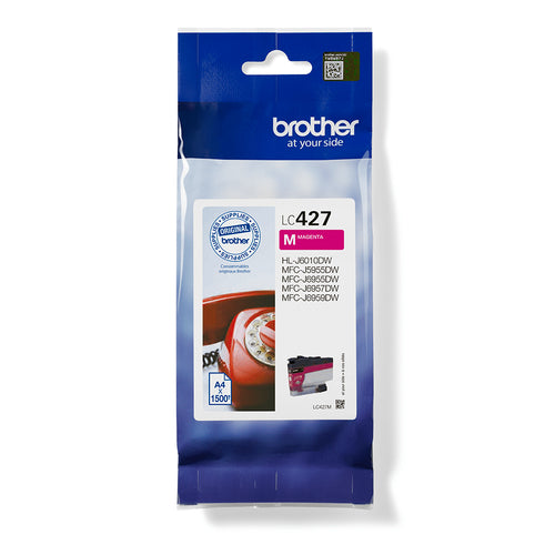 Brother LC-427M ink cartridge 1 pc(s) Original Standard Yield Magenta Brother LC-427M ink cartridge 1 pc(s) Original Standard Yield Magenta